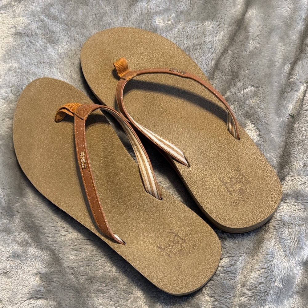 Women's Brown Flip Flops